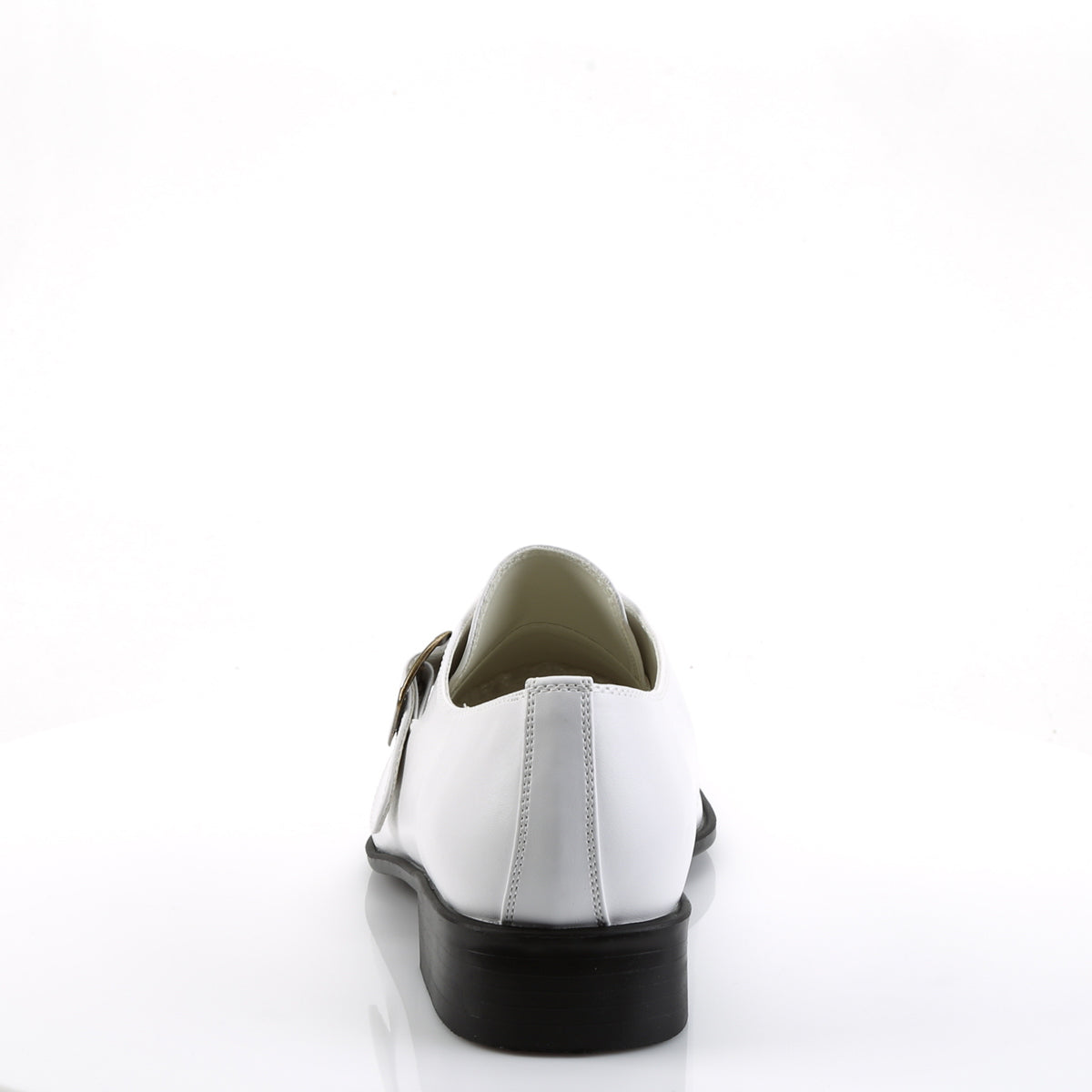 Funtasma Mens niedriger Schuh. Loafer-12 WHT PU.