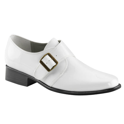 Funtasma Mens niedriger Schuh. Loafer-12 WHT PU.