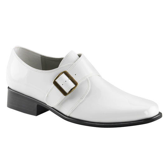 Funtasma Mens niedriger Schuh. Loafer-12 WHT PU.