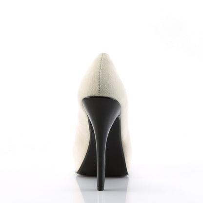 Pin Up Couture Womens Pumps LOLITA-10 Beige Suede Pu