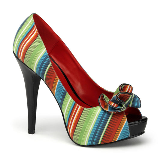 Pin Up Couture Frauenpumpen LOLITA-12 Serape-Druckstoff