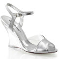 Fabulicious Damen Sandalen LOVELY-442 CLR-SLV Metallic PU / CLR