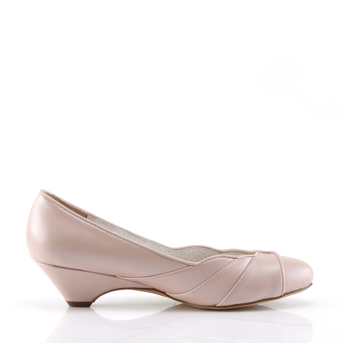 Pin Up Couture Frauenpumpen LULU-05 B. Rosa Faux Leder