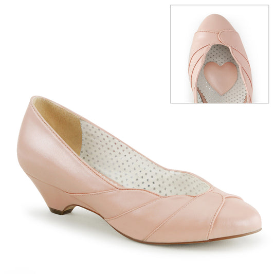 Pin Up Couture Frauenpumpen LULU-05 B. Rosa Faux Leder