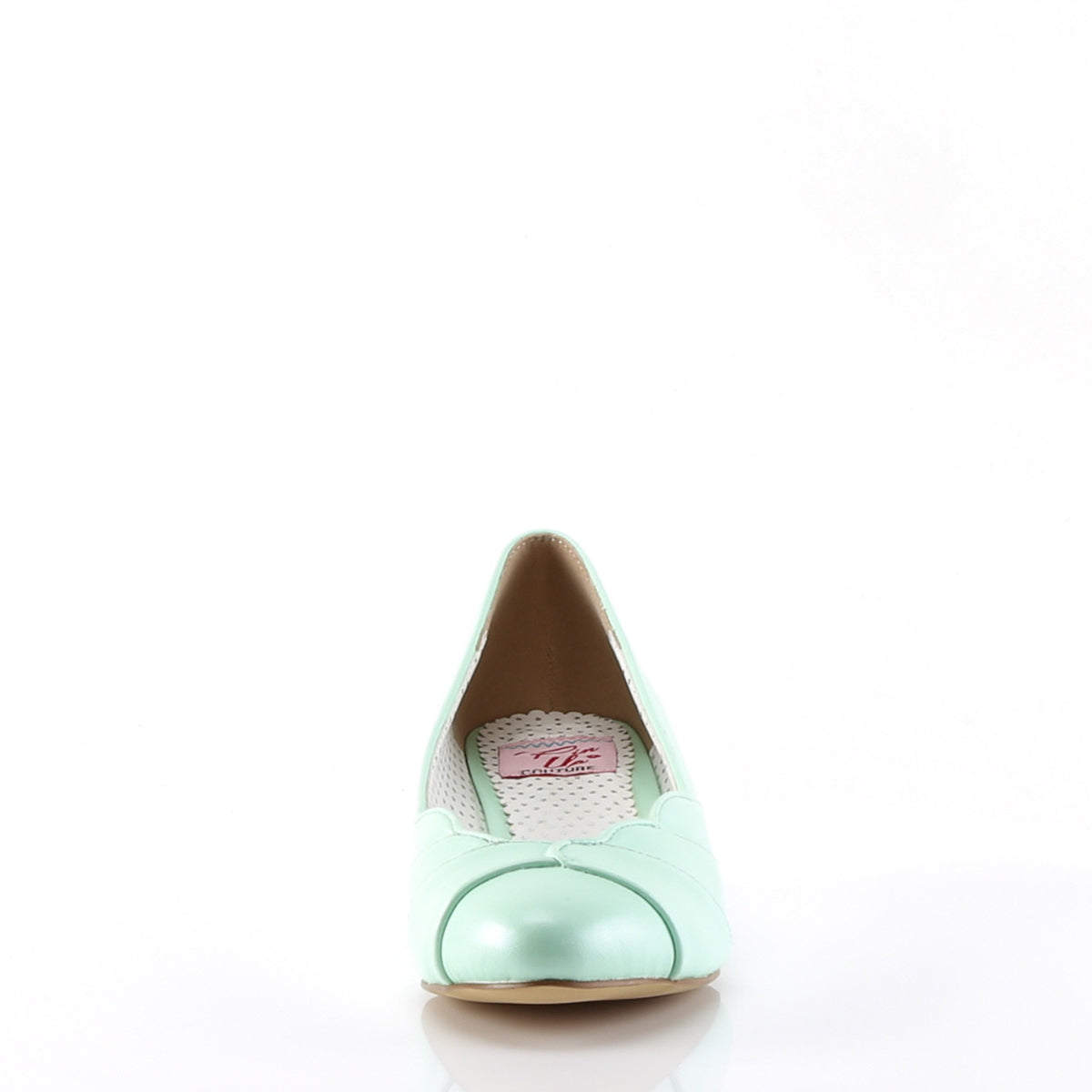 Pin Up Couture Frauenpumpen LULU-05 Mint Faux Leder