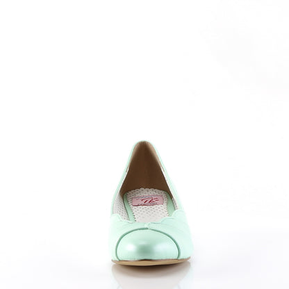 Pin Up Couture Frauenpumpen LULU-05 Mint Faux Leder