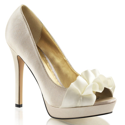 Fabulicious Frauenpumpen LUMINA-42 Champagner Satin.