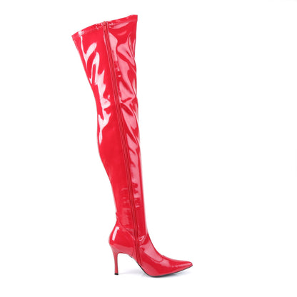 Funtasma Womens Boots. LUST-3000 Red Str Pat