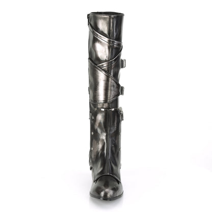 Funtasma Womens Boots. MAIDEN-8820 Zinnbürste PU