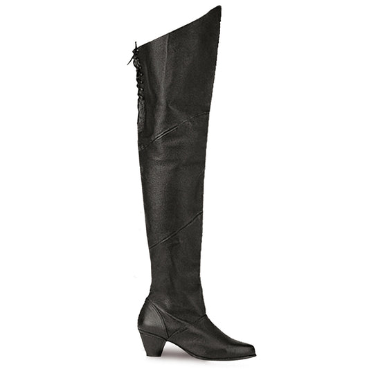 Funtasma Womens Boots. MAIDEN-8828 BLK-Leder (P)