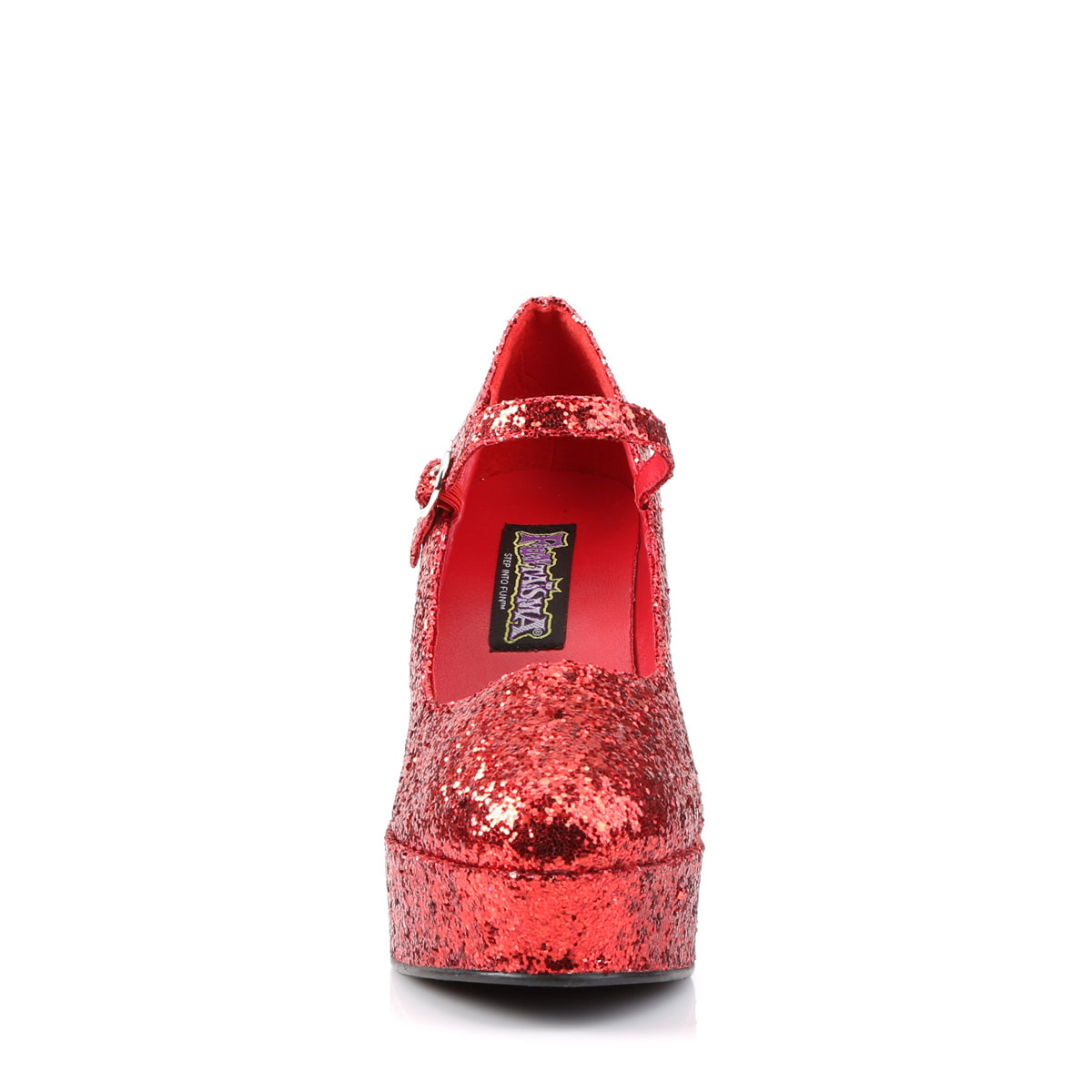 Funtasma Frauenpumpen MARYJANE-50g rot gltr.