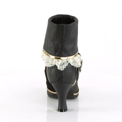Funtasma Womens Boots. MATEY-115 BLK Distressed PU-Microfaser