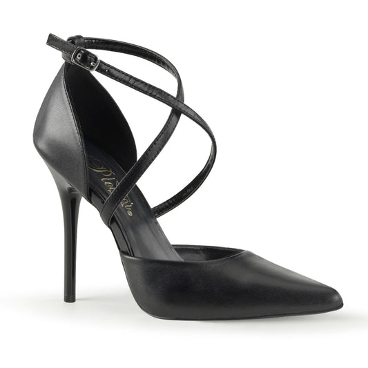 Pleaser Frauenpumpen MILAN-42 BLK Leder