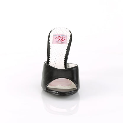 Pin Up Couture Frauenpumpen MONROE-05 BLK-Faux-Leder