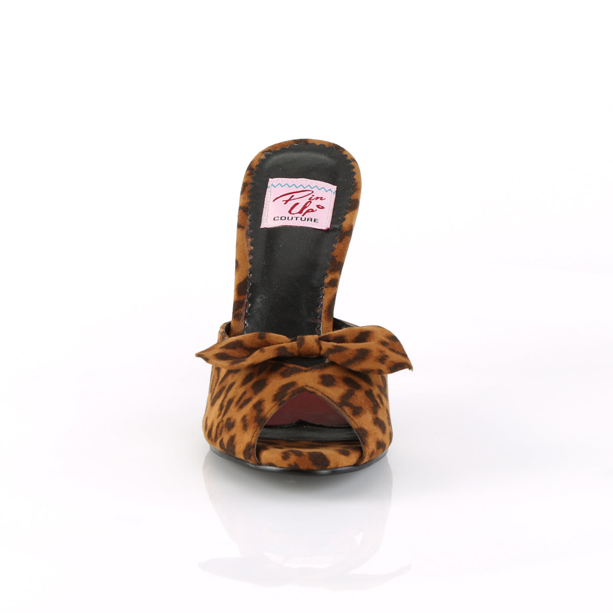 Pin Up Couture Frauenpumpen MONROE-08 Leopard-Druckstoff