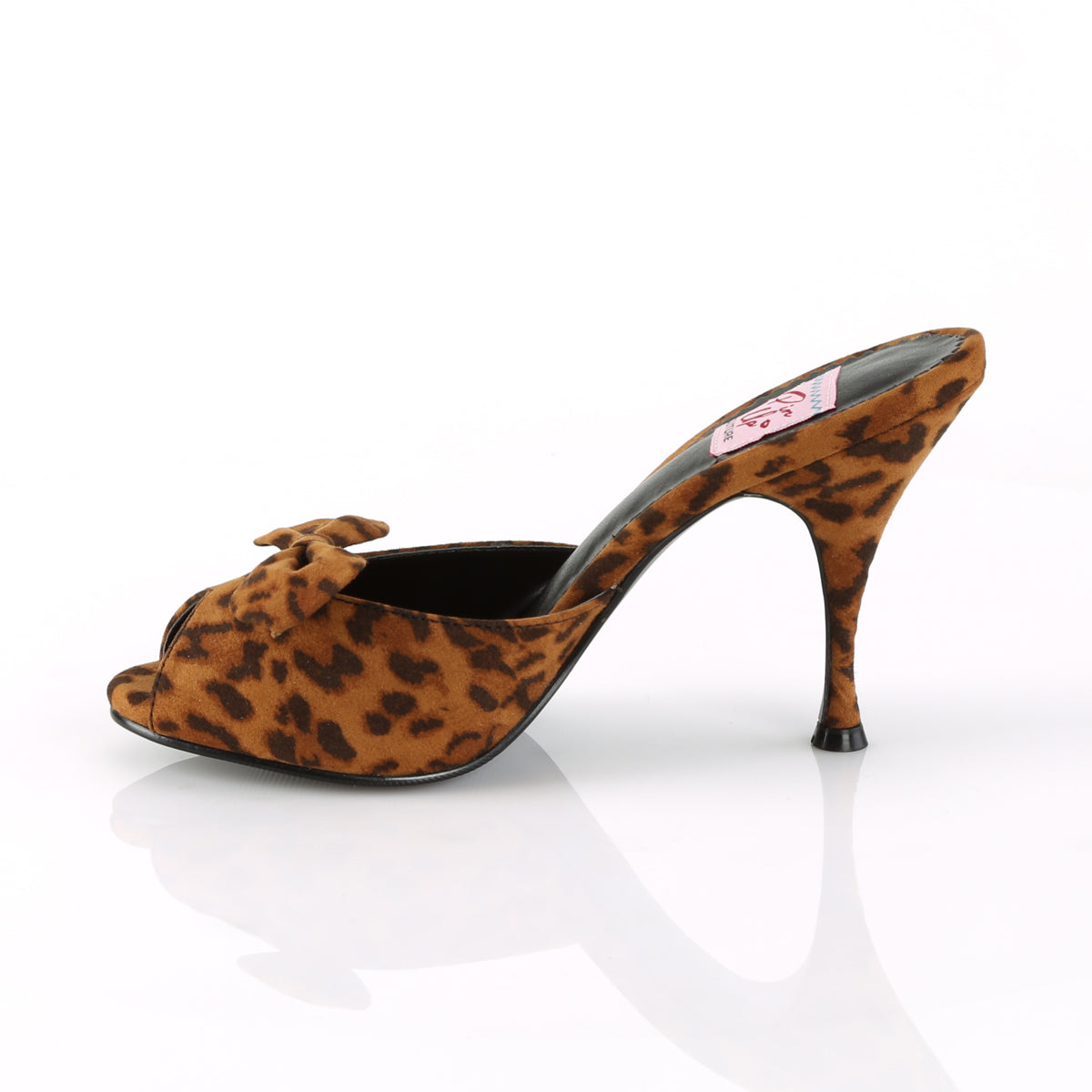 Pin Up Couture Frauenpumpen MONROE-08 Leopard-Druckstoff