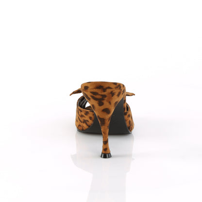 Pin Up Couture Frauenpumpen MONROE-08 Leopard-Druckstoff