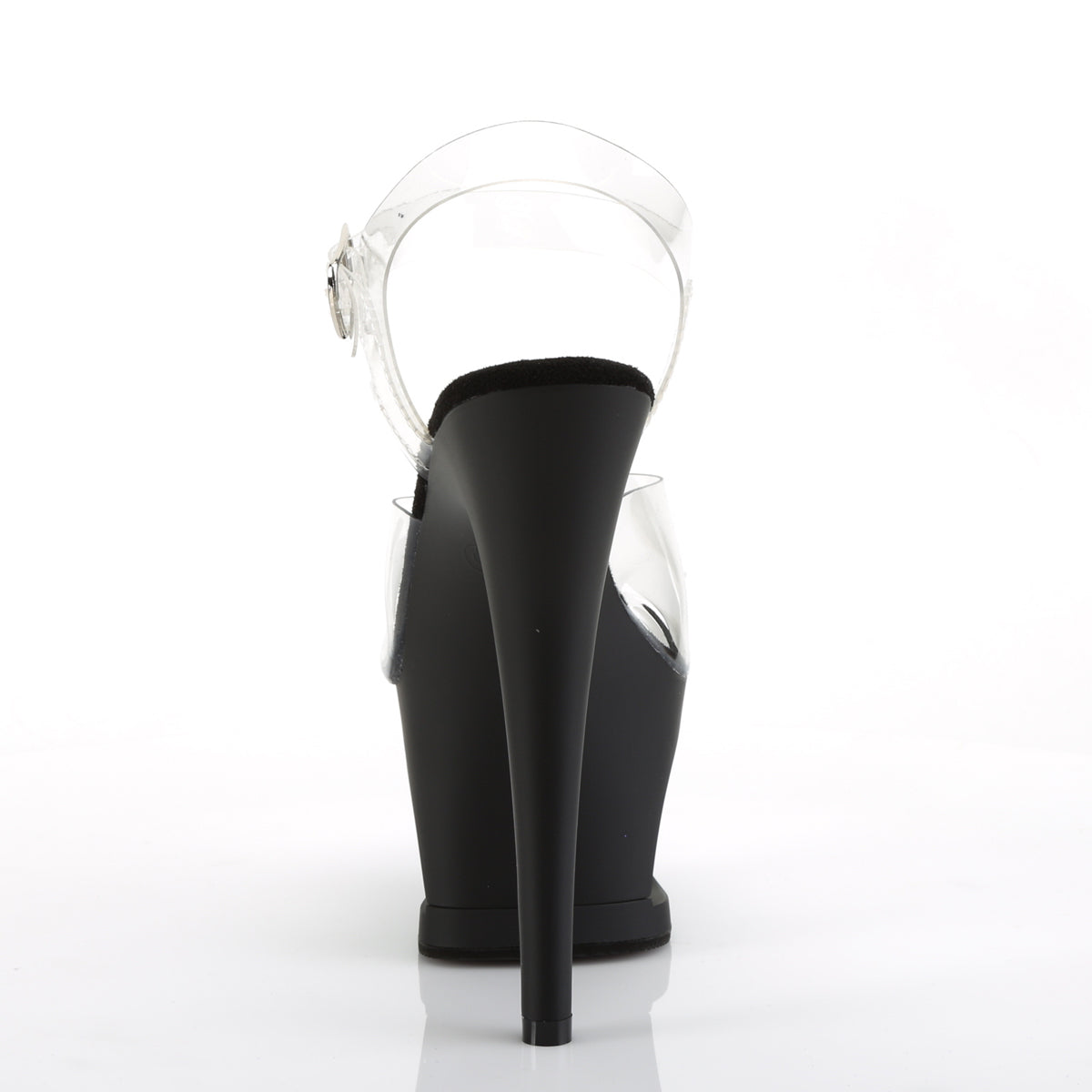Pleaser Damen Sandalen MOON-708 CLR / BLK Matte