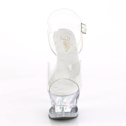 Pleaser Womens Sandals MOON-708DIA Clr/Clr