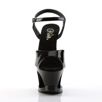 Pleaser Womens Sandals MOON-709 Blk/Blk