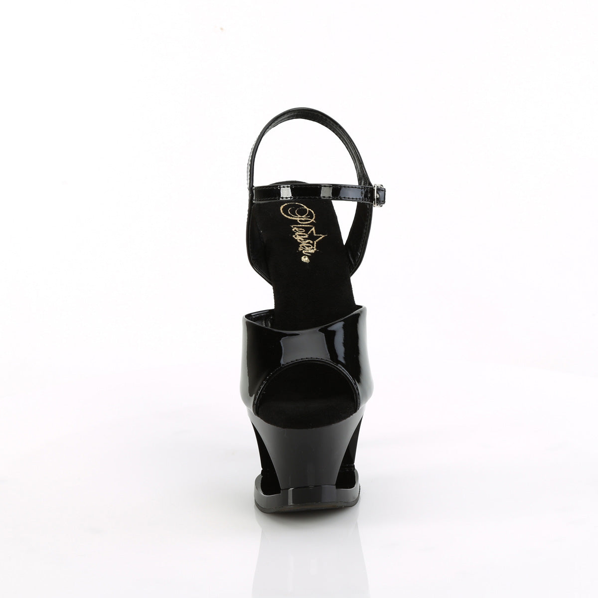 Pleaser   MOON-709H blk pat/blk-rot
