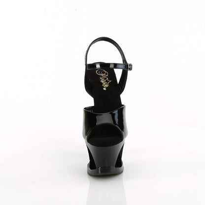 Pleaser   MOON-709H blk pat/blk-rot