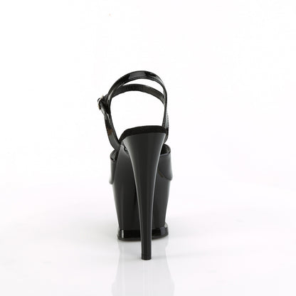 Pleaser   MOON-709H blk pat/blk-rot