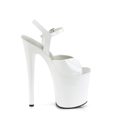 Pleaser  Sandalen NAUGHTY-809 WHT PAT / WHT