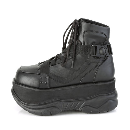 DemoniaCult Herrenstiefel NEPTUNE-181 BLK Vegan Leder
