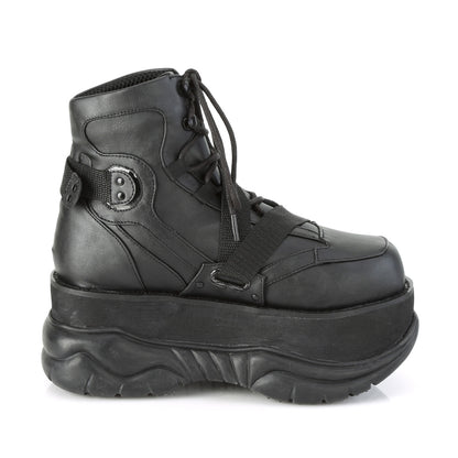 DemoniaCult Herrenstiefel NEPTUNE-181 BLK Vegan Leder