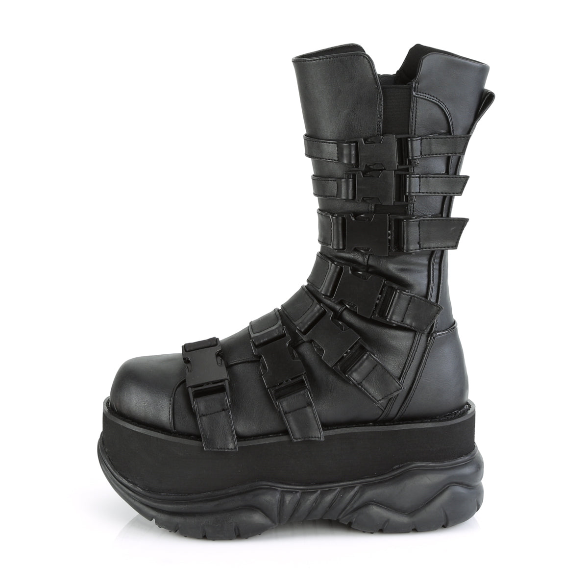 DemoniaCult Herrenstiefel NEPTUNE-210 BLK Vegan Leder