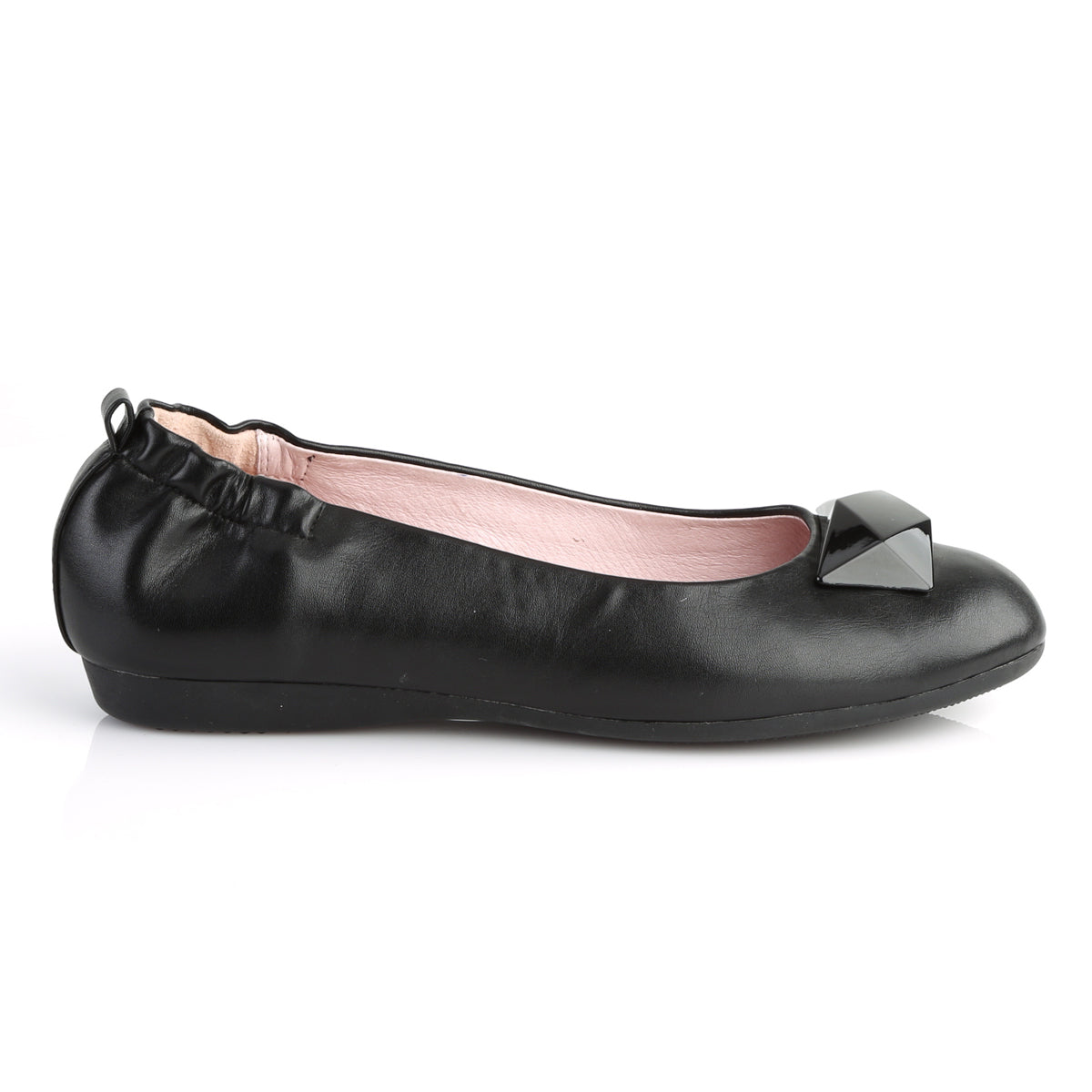Pin Up Couture Frauenpumpen OLIVE-08 BLK Faux Leder