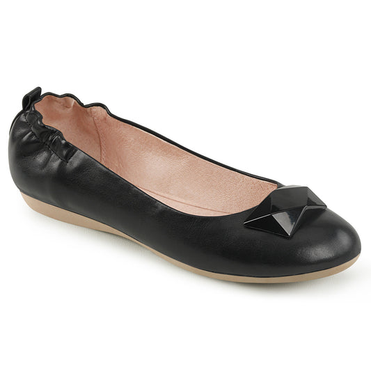 Pin Up Couture Frauenpumpen OLIVE-08 BLK Faux Leder