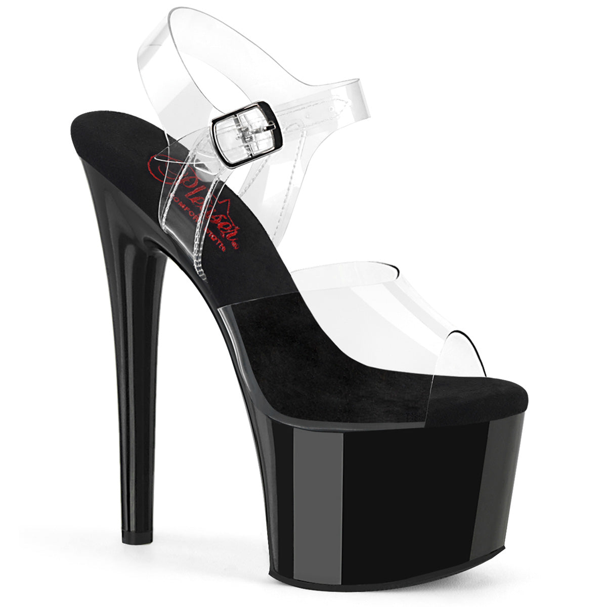 Pleaser   PASSION-708 CLR/BLK