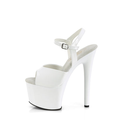Pleaser  Sandalen PASSION-709 WHT PAT / WHT