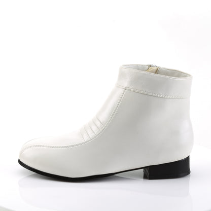 Funtasma Mens niedriger Schuh. PIMP-50 WHT PU.