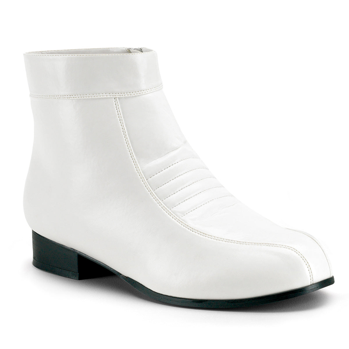 Funtasma Mens niedriger Schuh. PIMP-50 WHT PU.