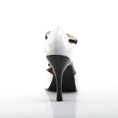 Pleaser Pink Label Frauenpumpen PINUP-02 BLK-WHT PAT