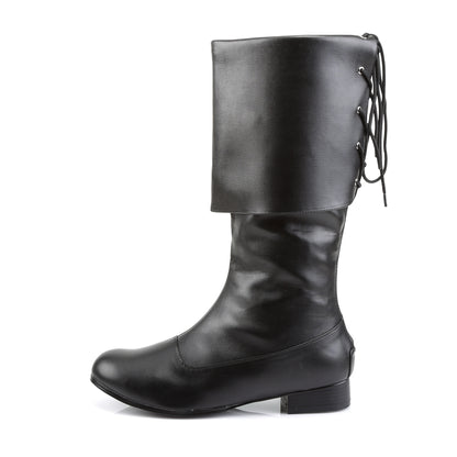 Funtasma Mens Boots PIRATE-100 Black Pu