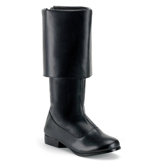 Funtasma Mens Boots PIRATE-100 Black Pu