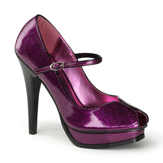 Pin Up Couture Frauenpumpen PLEASURE-02g Fuchsia perscharisiert GltH Pat