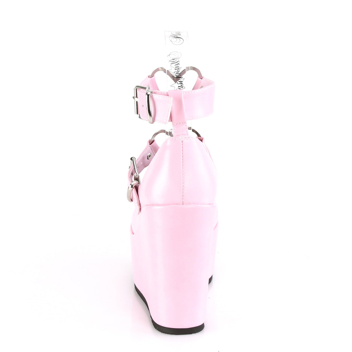 DemoniaCult Frauenpumpen POISON-99-2 B. Pink Vegan Leder