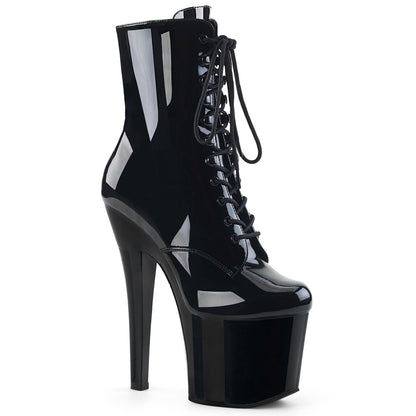 Pleaser Damen Knöchelstiefel RADIANT-1020 blk pat / black
