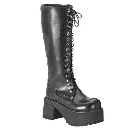DemoniaCult Herrenstiefel RANGER-302 BLK Vegan Leder