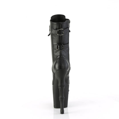 Pleaser  Ankle Boots RAPTURE-1047 Blk Faux Leather/Blk Matte