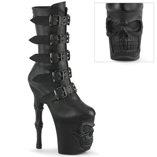 Pleaser  Stiefeletten RAPTURE-1052BK BLK Kunstleder/BLK Matte