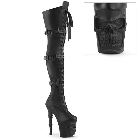 Pleaser  Stiefel RAPTURE-3028 BLK str. Kunstleder/Blk Matte