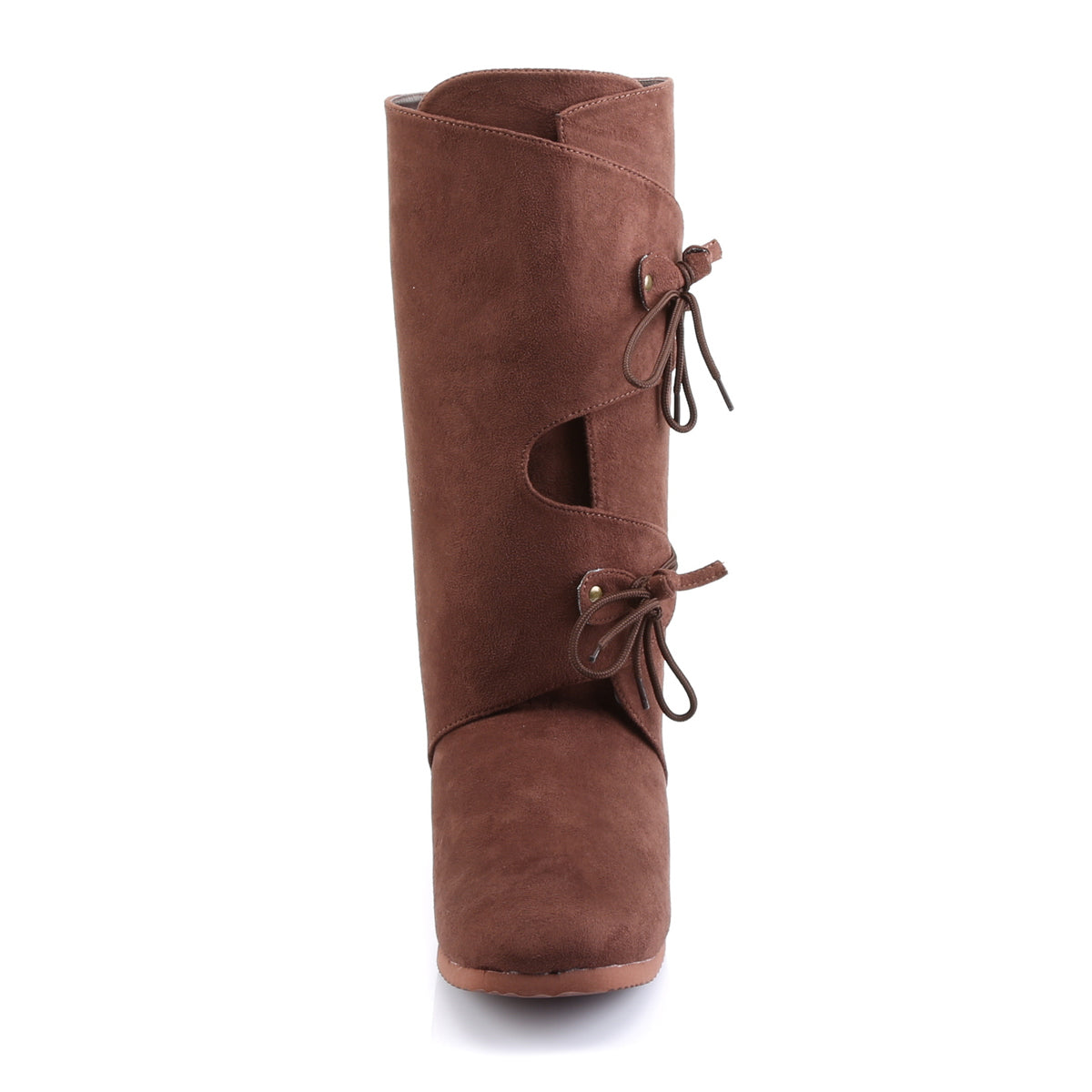 Funtasma Herrenstiefel Renaissance-100 Braune Mikrofaser.