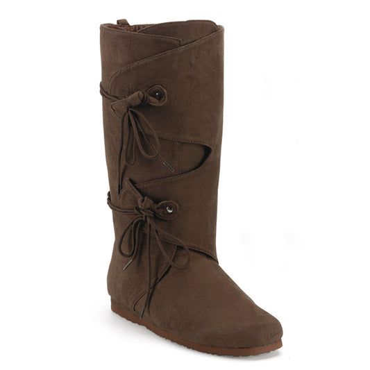 Funtasma Herrenstiefel Renaissance-100 Braune Mikrofaser.