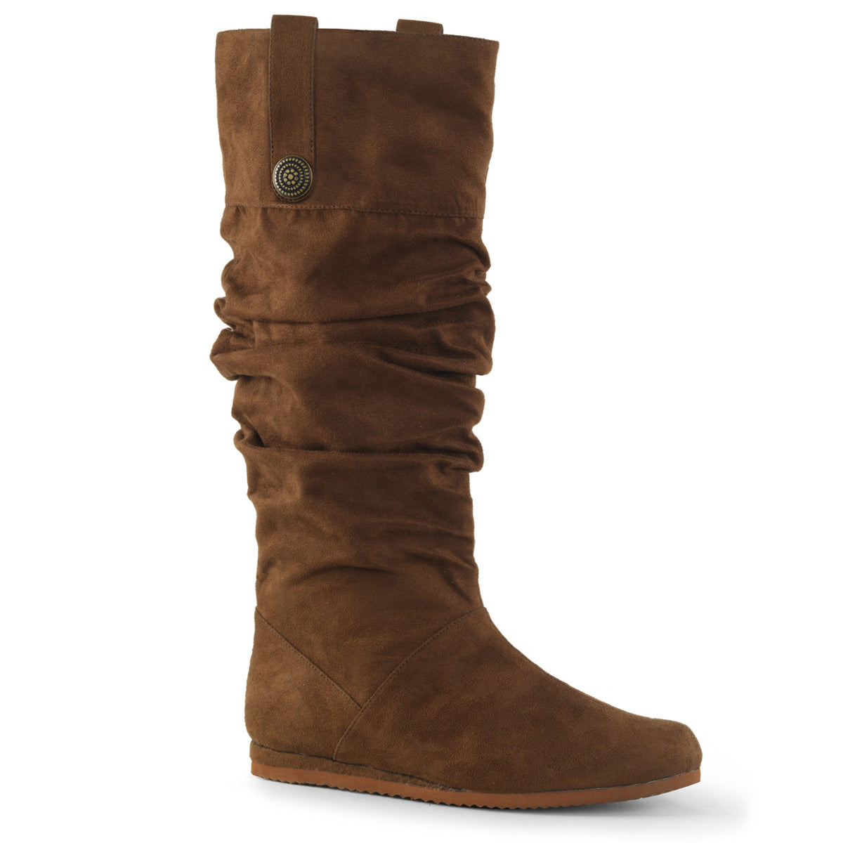 Funtasma Mens Boots RENAISSANCE-104 Brown Microfiber